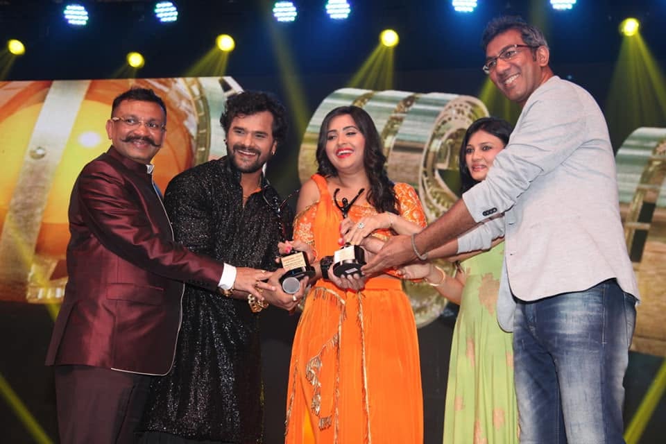 Award ceremony moment at Sabrang Film Awards